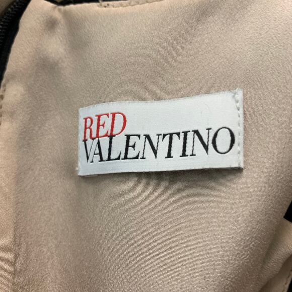 RED VALENTINO Size XS Black Lace A-Line Dress - Picture 5 of 5